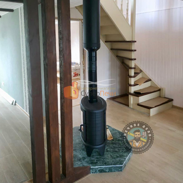   Монтаж печь-камина Kratki KOZA K8 T (миниатюра)